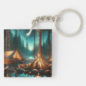 Porte-clés Camping avec de jolies lumières (Dos)