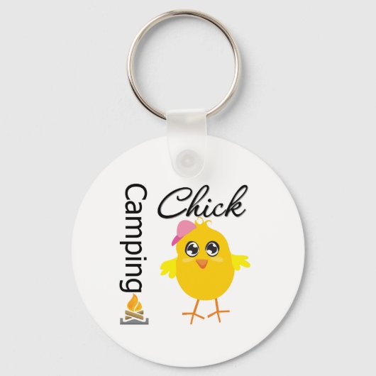 Porte-clés Camping Chick (Recto)