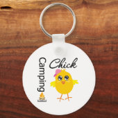 Porte-clés Camping Chick (Recto)