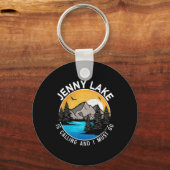 Porte-clés Camping de pêche - Lakeview Jenny Lake (Recto)