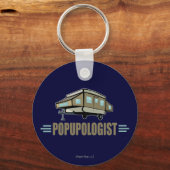 Porte-clés Camping de pop up humoristique (Recto)