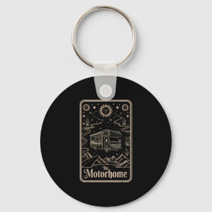 Porte-clés Camping en camping-car le camping-car lunaire mont