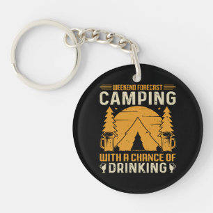 Porte-clés Camping et boisson
