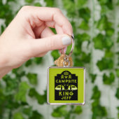 Porte-clés Camping King Cadeaux Pour Camping (main)