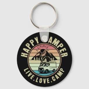 Porte-clés Camping- Live. Love. Camp Outdoors