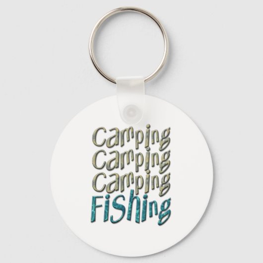 Porte-clés Camping Pêche (Recto)