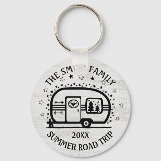 Porte-clés Camping Rustique Personnalisé Camper Trailer Rv Li