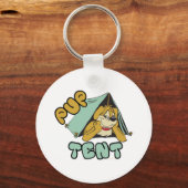 Porte-clés Camping Tente Pup (Recto)