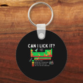 Porte-clés Can I Lick It Periodic Table Chart Science Teacher (Recto)