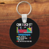 Porte-clés Can I Lick It Periodic Table Funny Science Chemist (Recto)