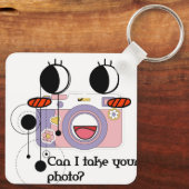 Porte-clés Can I take your photo? Camera art (Verso)