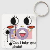 Porte-clés Can I take your photo? Camera art (Dos)