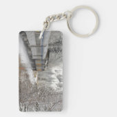 Porte-clés Canada, Alberta. Train de neige VIA Rail entre (Dos)