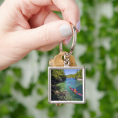 Porte-clés Canada, Colombie-Britannique, Île de Vancouver.Mer (main)