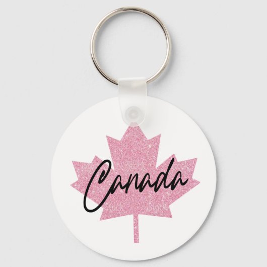 Porte-clés Canada Feuille d'érable (Recto)