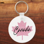 Porte-clés Canada Feuille d'érable (Recto)