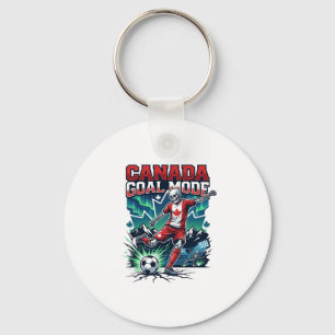 Porte-clés Canada Mode de but squelette attaquant nations dyn