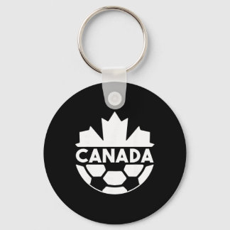 Porte-clés Canada Soccer Team Sports Flag Mapple Leaf Men Wom