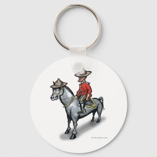 Porte-clés Canadian Mounty (Recto)