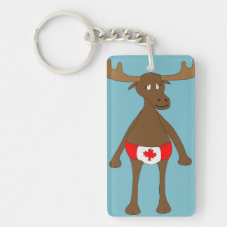 Porte-clés Canadien, hein ? Orignaux