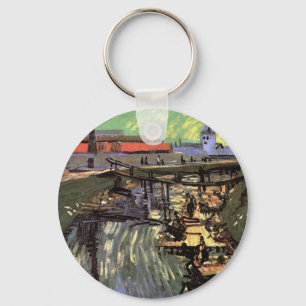 Porte-clés Canal avec femmes Laver par Vincent van Gogh