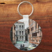 Porte-clés Canal de bateau de Venise (Recto)