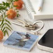 Porte-clés Canard à bois mâle (Devant Droit)