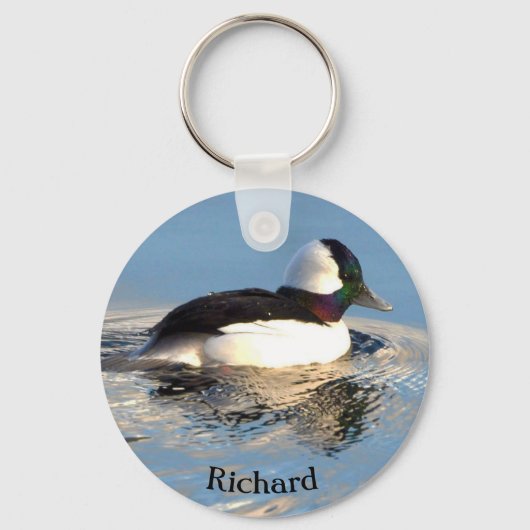 Porte-clés canard Bufflehead (Recto)