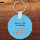 Porte-clés Canard de croisière (Verso)