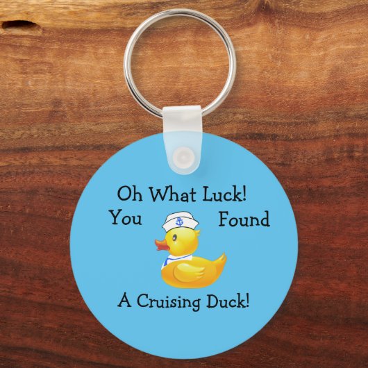 Porte-clés Canard de croisière (Recto)