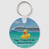 Porte-clés Canard de croisière personnalisable (Verso)