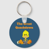 Porte-clés Canard de prison drôle Le Grand Quackdown (Recto)