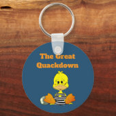 Porte-clés Canard de prison drôle Le Grand Quackdown (Recto)