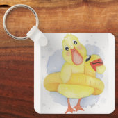 Porte-clés Canard en caoutchouc (Recto)