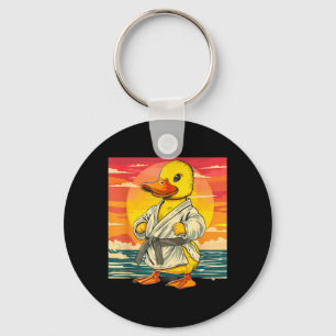 Porte-clés Canard en caoutchouc de karaté animal Mma Taekwond