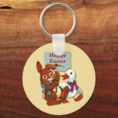 Porte-clés Canard et lapin Pâques (Recto)