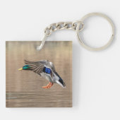 Porte-clés Canard Mallard en vol (Dos)