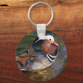 porte-clés canard mandarin (Recto)