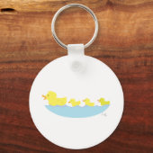 Porte-clés canard moche dans un étang (Recto)