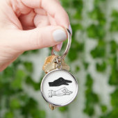 Porte-clés Canard Silhouette main (main)