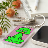 Porte-clés Canard vert (Devant droit)