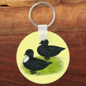 Porte-clés Canards : Appels noirs (Recto)