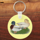 Porte-clés Canards : Appels pastel (Recto)