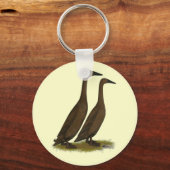 Porte-clés Canards coureurs de chocolat (Recto)