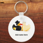 Porte-clés Canards de mariage 2 (Recto)