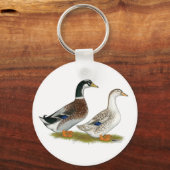 Porte-clés Canards : Joyeuse Argent (Recto)