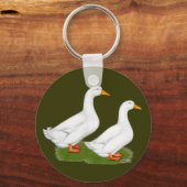 Porte-clés Canards : White Pekins (Recto)