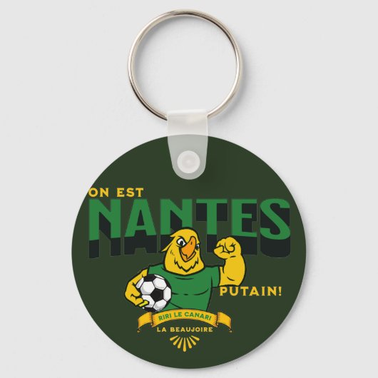 Porte-clés canaris nantes (Recto)