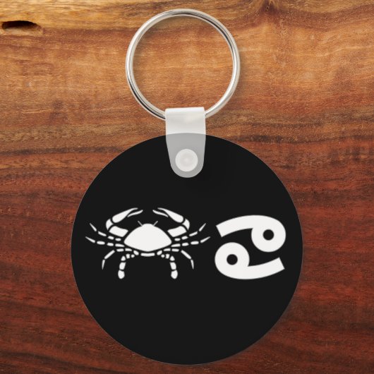 Porte-clés Cancer avec symbole (Recto)
