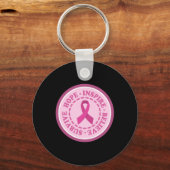 Porte-clés Cancer Awareness Survive Hope Inspire Believe  (Recto)